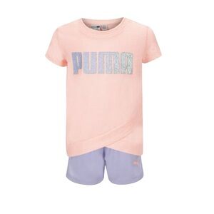 PUMA Little Girls 2-pc Short Set